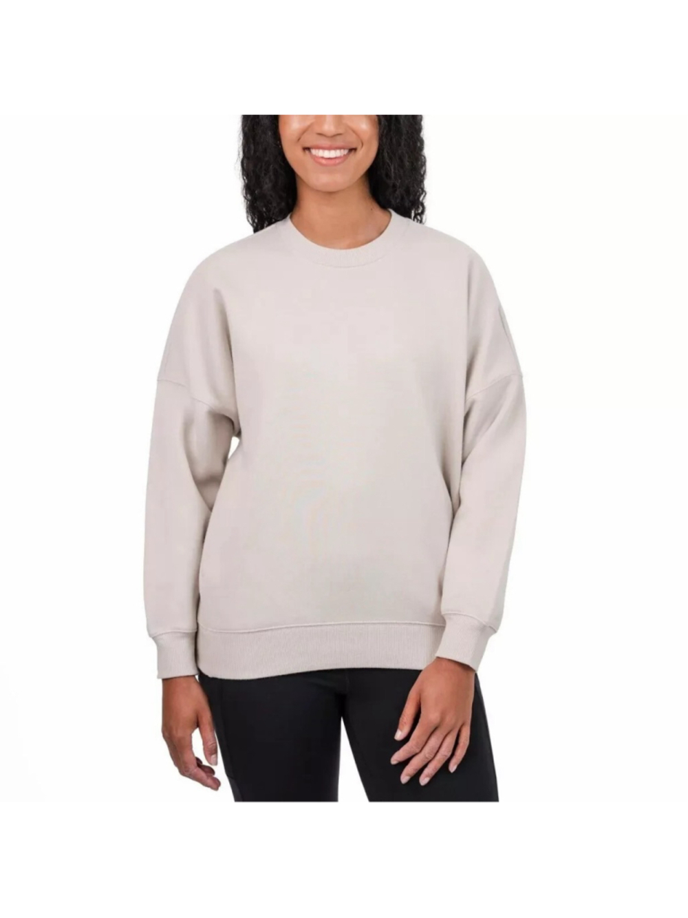 TUFF Athletics Women's Sweatshirt Fleece Crewneck Pullover Shirt Pockets large - Picture 2 of 10